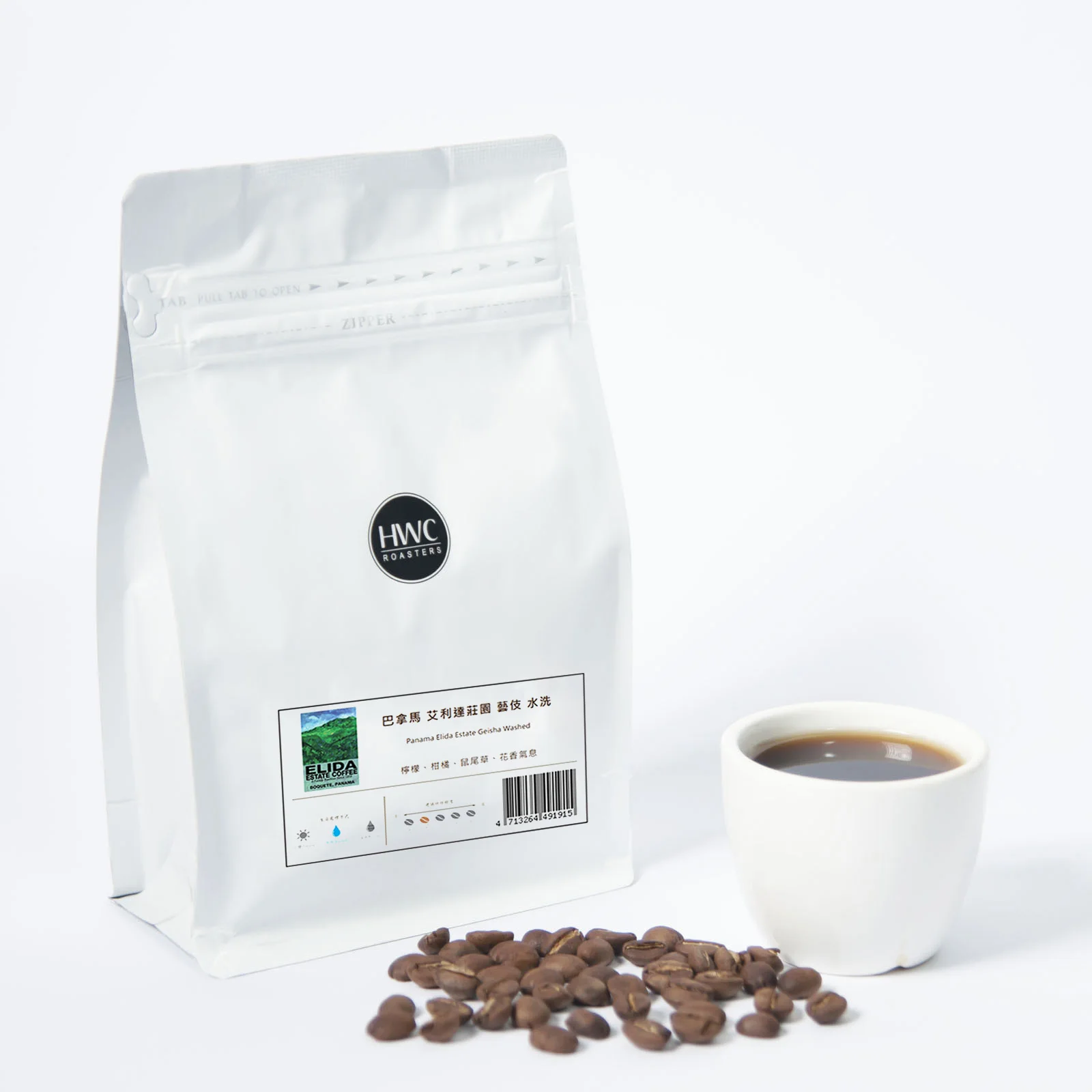 
 Поместье Elida Geisha Премиум качество Арабика жареные кофейные зерна 450 г OEM ODM  