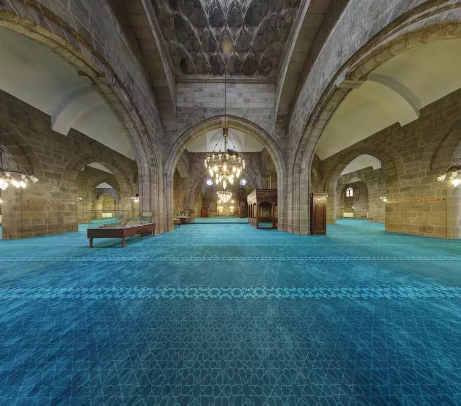 Mosque carpets in our stocks; fast delivery reasonable price, with less wastage according to the size, an average of 20% price