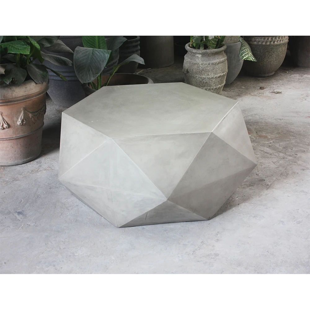 Фабрика по производству высококачественных легких Бетонных геометрических журнальных столиков конкурентоспособным ценам с вьетнамской фабрики