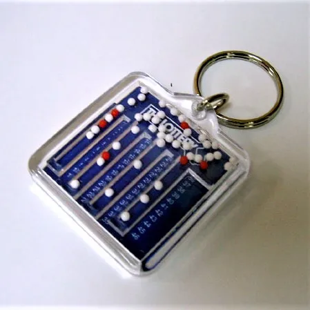 Wholesales STARWOOD lotto lottery Acrylic plastic Keychain #E1326 key fob holder 649 promotional Ball game