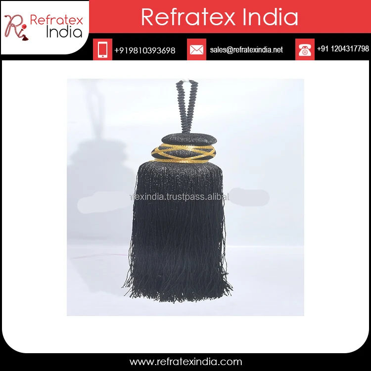 Decorative Tassels for Curtains Tassels for Bag Bulk Supplier and Manufacture by Refratex India Made in India for Best Quality