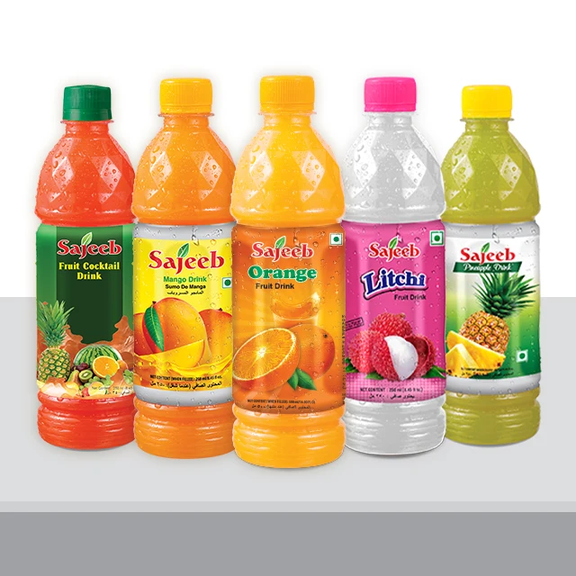 
Sajeeb Fruit Drinks (Mango, Orange, Pineapple, Mixed Fruit, Apple, Litchi, Red Grape, Pomegranate, Guava, Tamarind) 