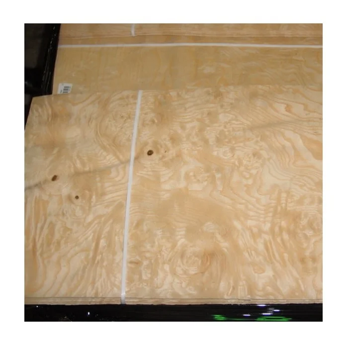 Natural Ash Burl Wood Veneer for Hotel Design