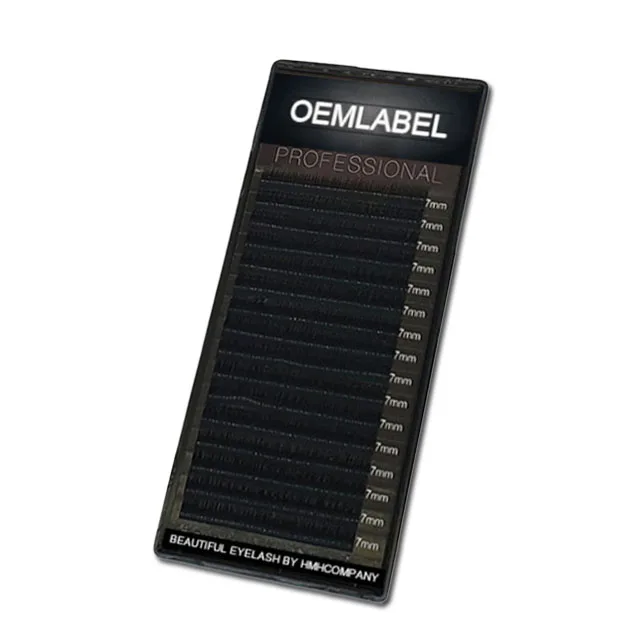 2d false customized packaging box eyelash extension 16 line in a tray manufacturer south korea