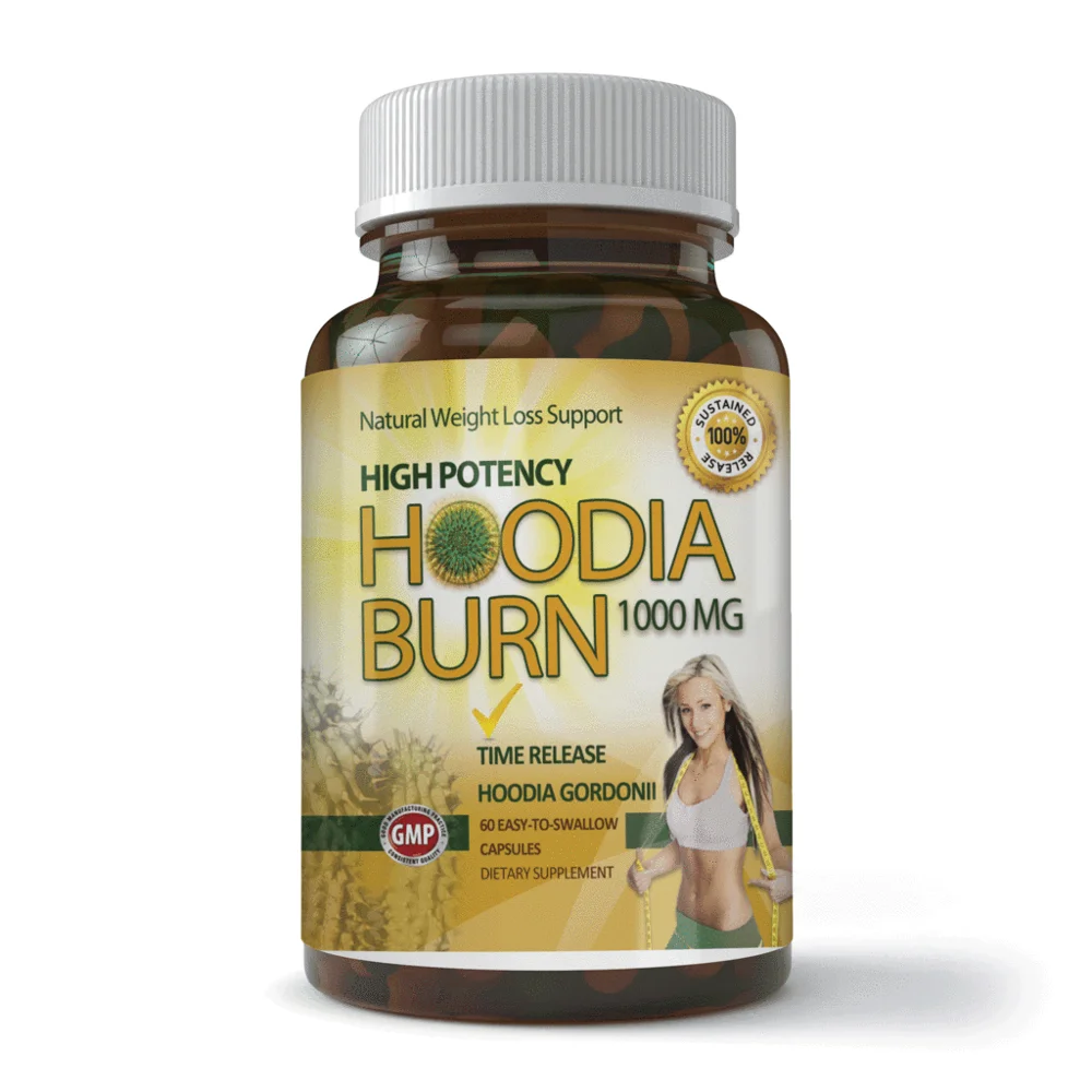 Наиболее эффективный Hoodia Burn 60 таблеток для контроля аппетита