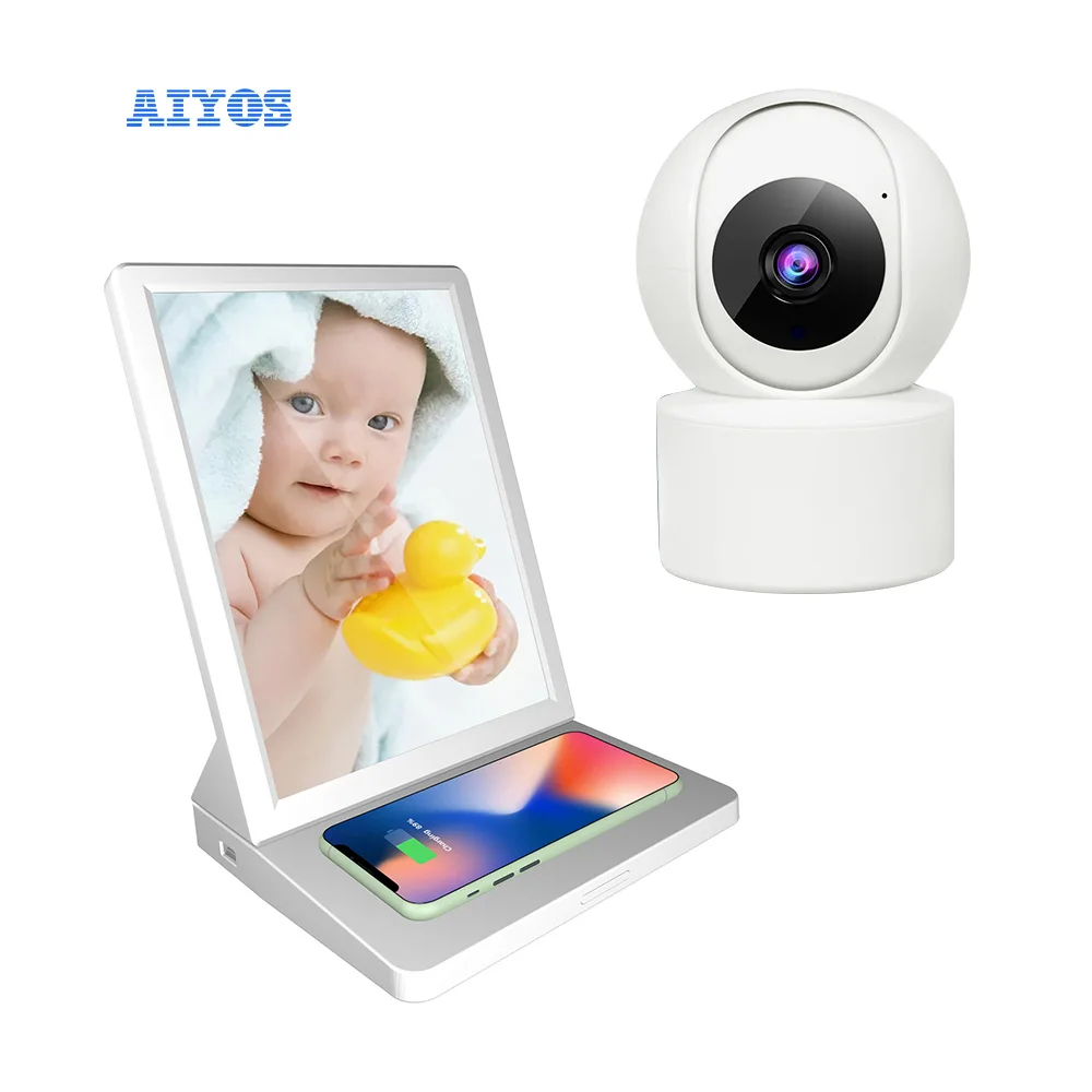 9.7 inch Wireless Home Security WiFi Video Baby Monitor with  Digital Camera Smart Baby Monitor LCD Display Screen and Charger