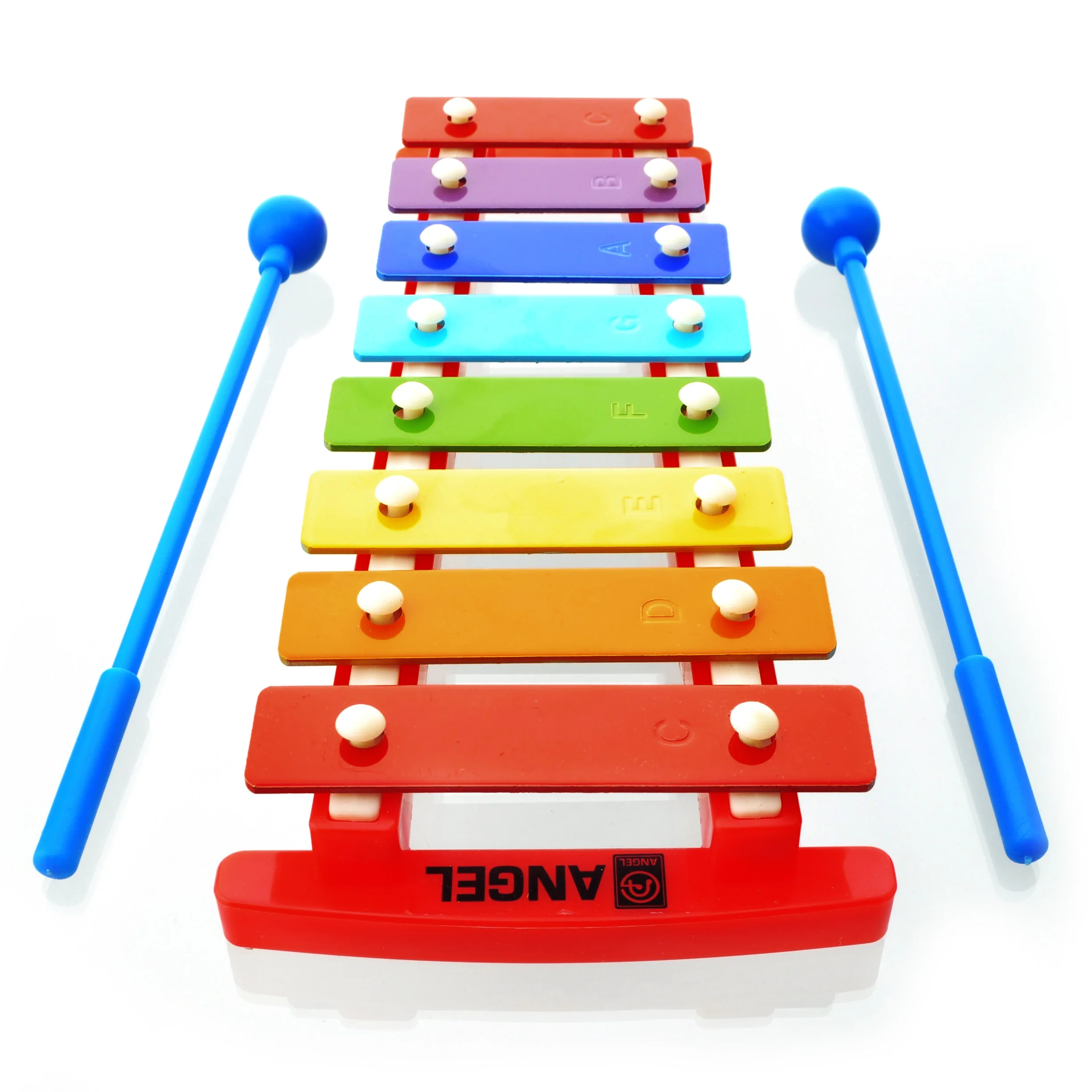 
Светлый и красочный перкуссионный, Сделано в Корее, 8 нот, Радужный цвет, Прессованные стальные стержни, ангел, глокенол 