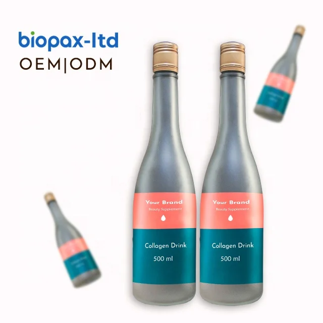 
antioxidant supplements beauty fish scale collagen drink for OEM 500ml 