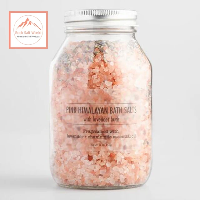 Natural Himalayan Pick Bath Salt For Skin Care and Wellness