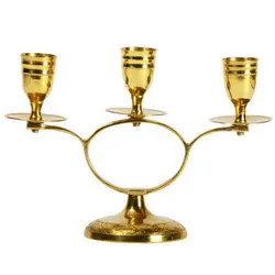 Trend Selling Brass Metal Candle Holder Wedding Home Hotel Decoration Centerpiece bedside Candlestick Cheap Price Candelabra