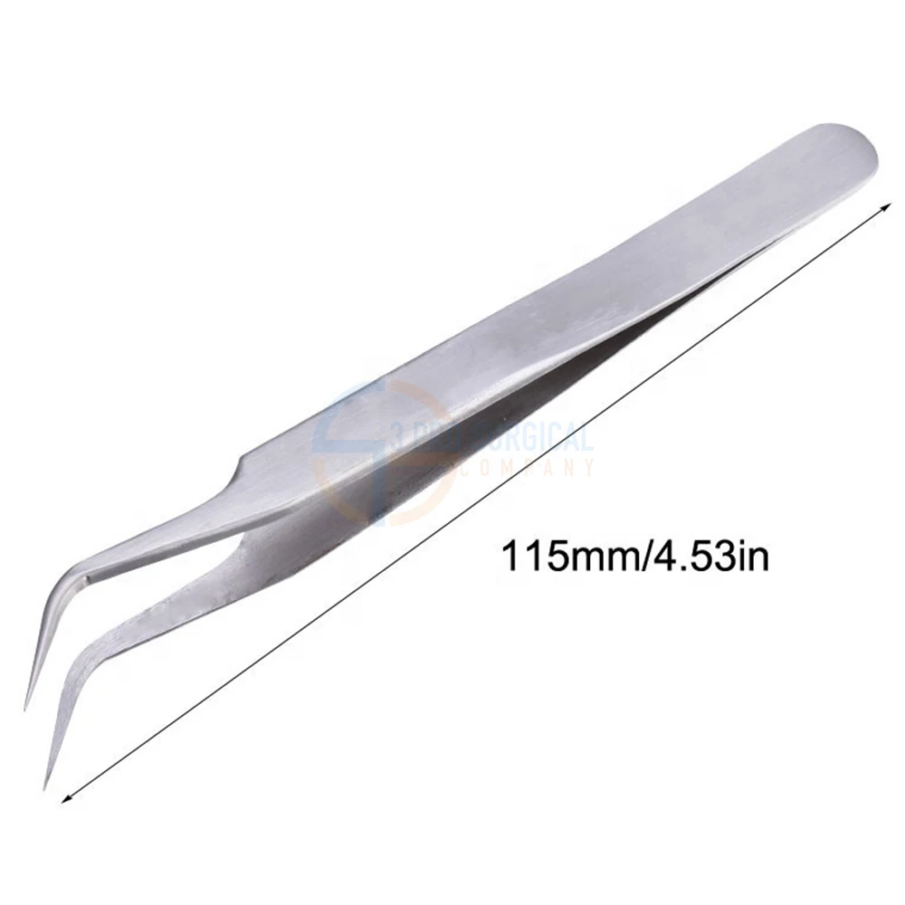 3 Pro Eyelash tweezers extension Curved Russian volume lash extension tweezers volume eyelash tweezers False
