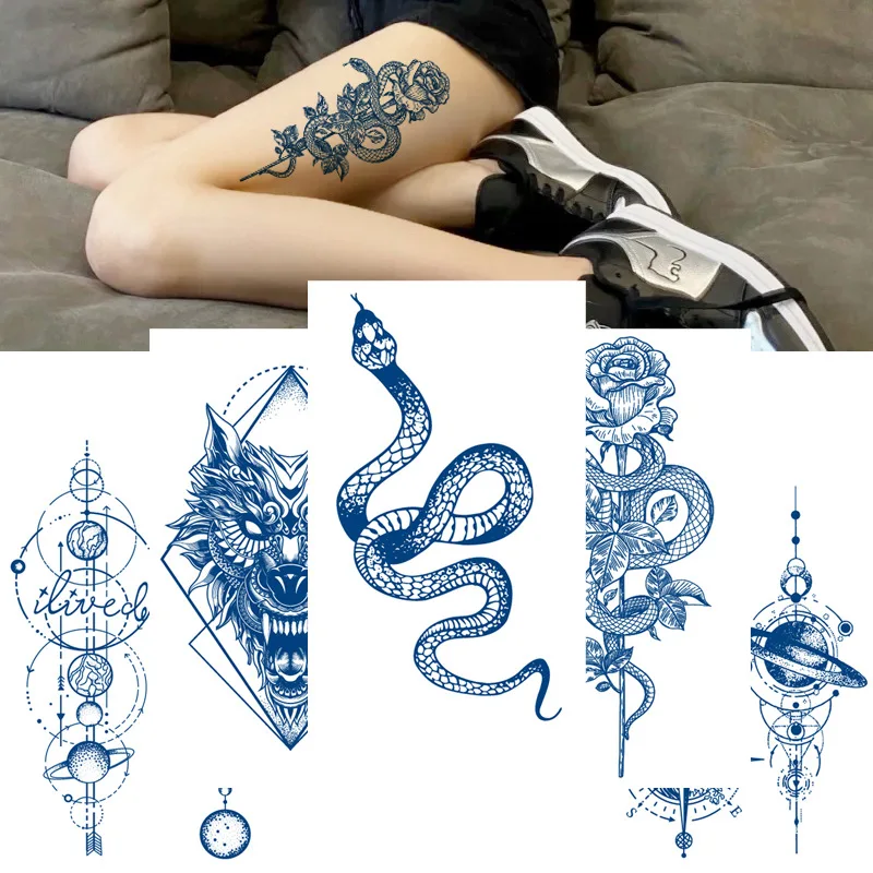 High-quality Aluminum Alloy Beautiful Body Art Material CE Certification 1 Year Warranty Tattoo Sticker