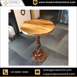 2023 Latest Brown Vintage Style Solid Wood End Table at Factory Price from Indian Quality Furniture Exporters at Wholesale Price