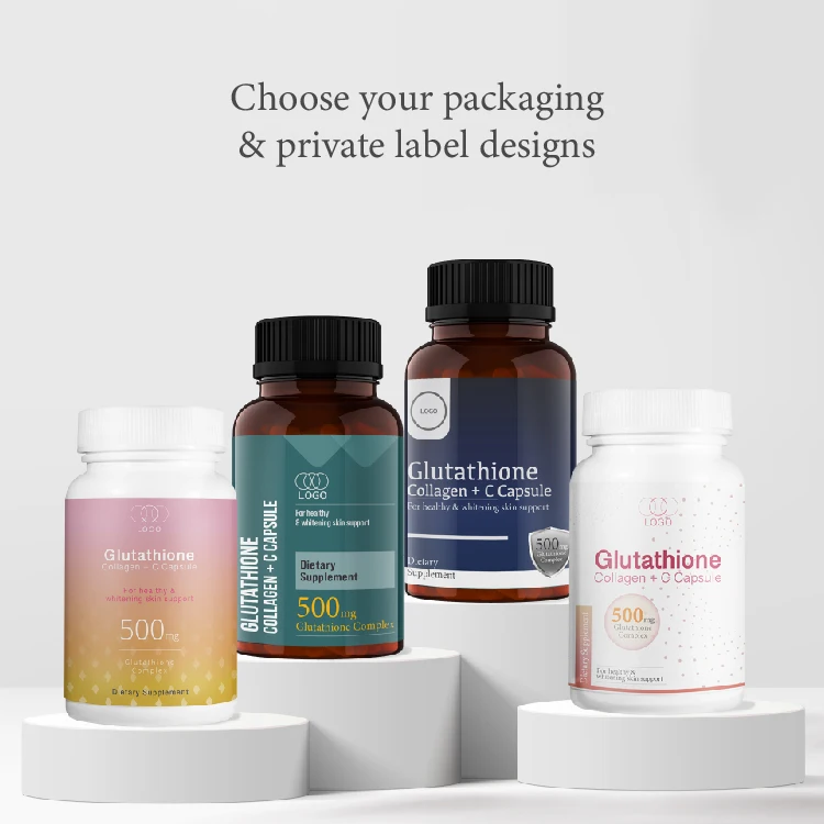 Коллагеновая пищевая добавка отбеливающие капсулы Отбеливающие кожу