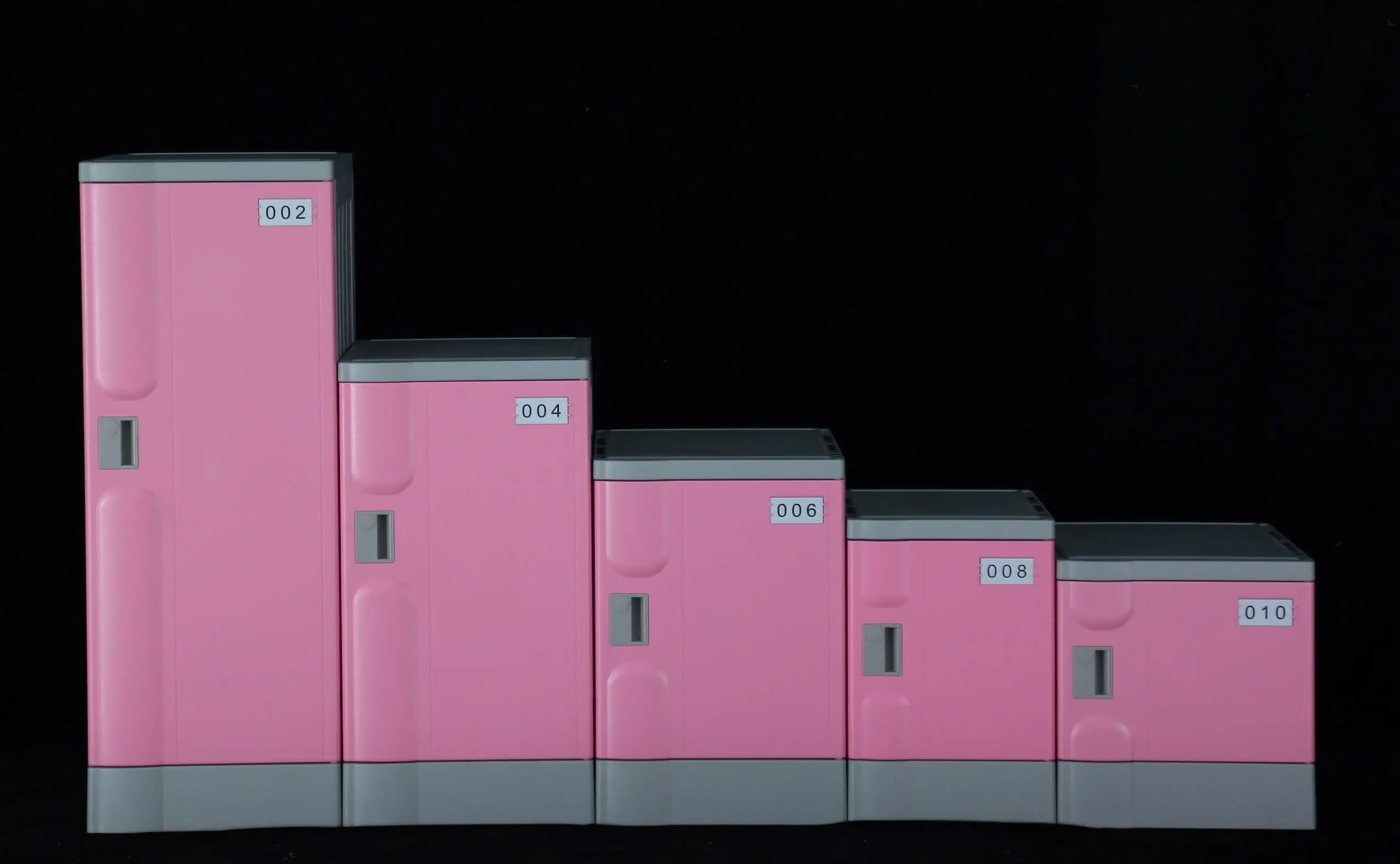 
Best Selling Durable Waterproof ABS Lockers for Gym School Office Storage with Twelve Colors and Six Locks Type 