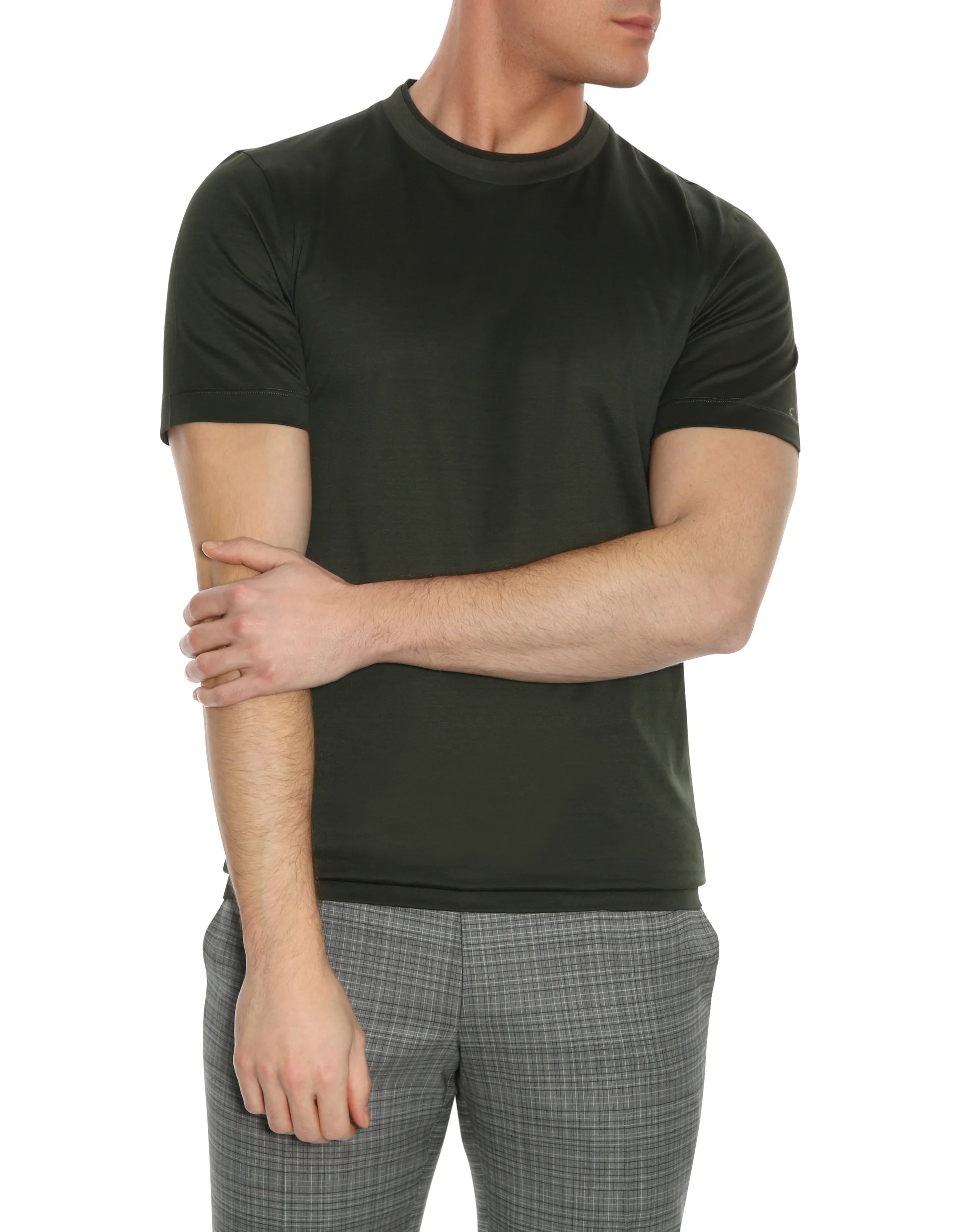 Men T Shirts Curved Hem Slim Fit T Shirt Street Style Shirt Fitness Wear Street Apparel