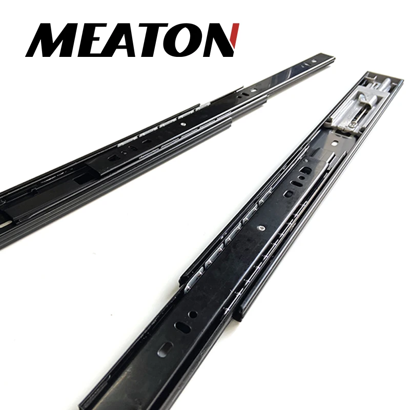 Meaton Ball Bearing Runner Soft closing ball bearing slide With 45MM soft closing ball bearing slide China slide