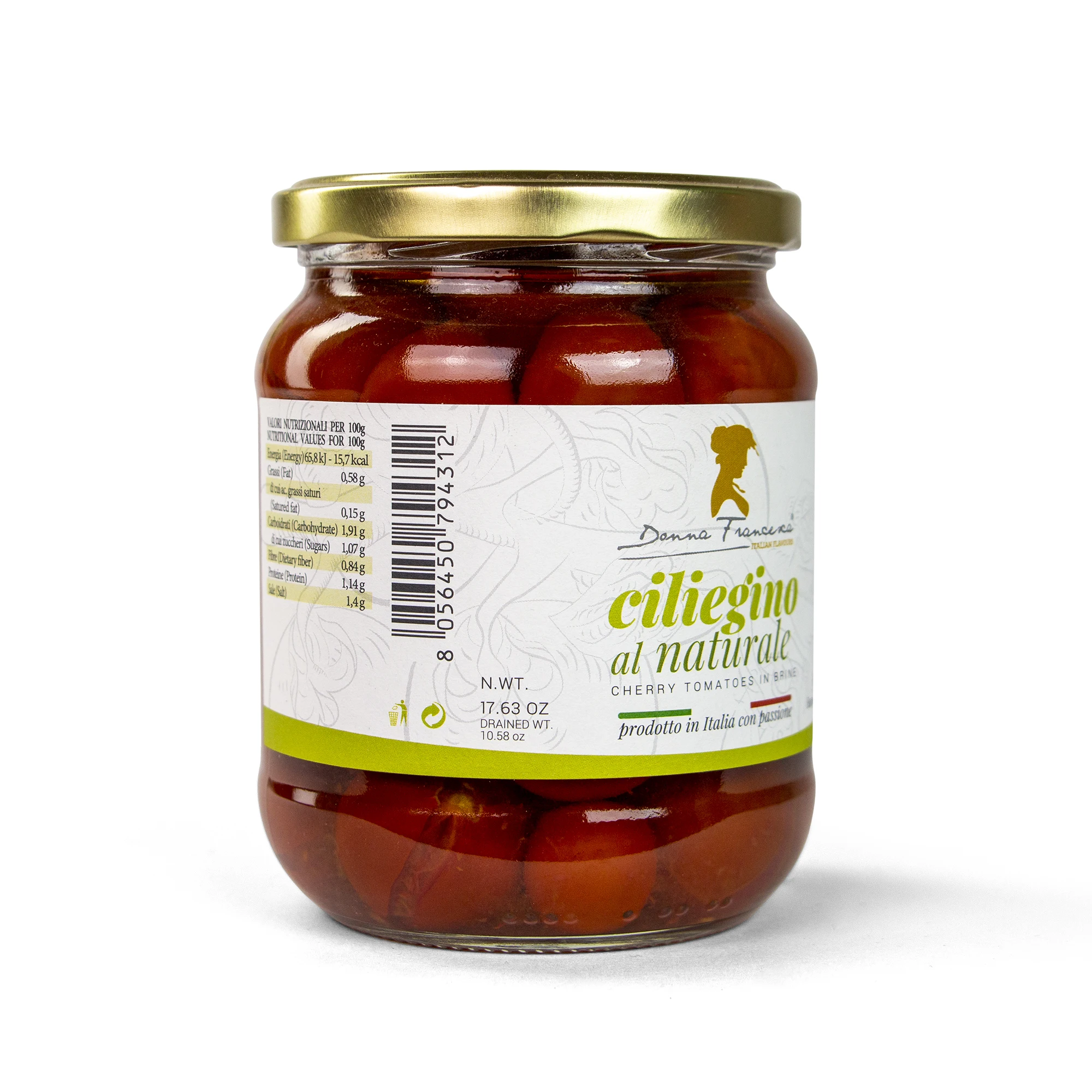 Italian cherry tomatoes in brine 500 g