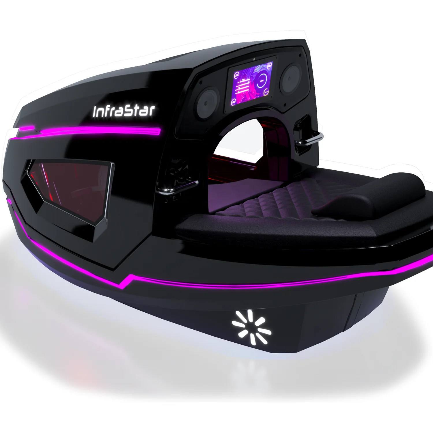 Vacuum recumbent infrared bike InfraStar  weight loss exercise bike