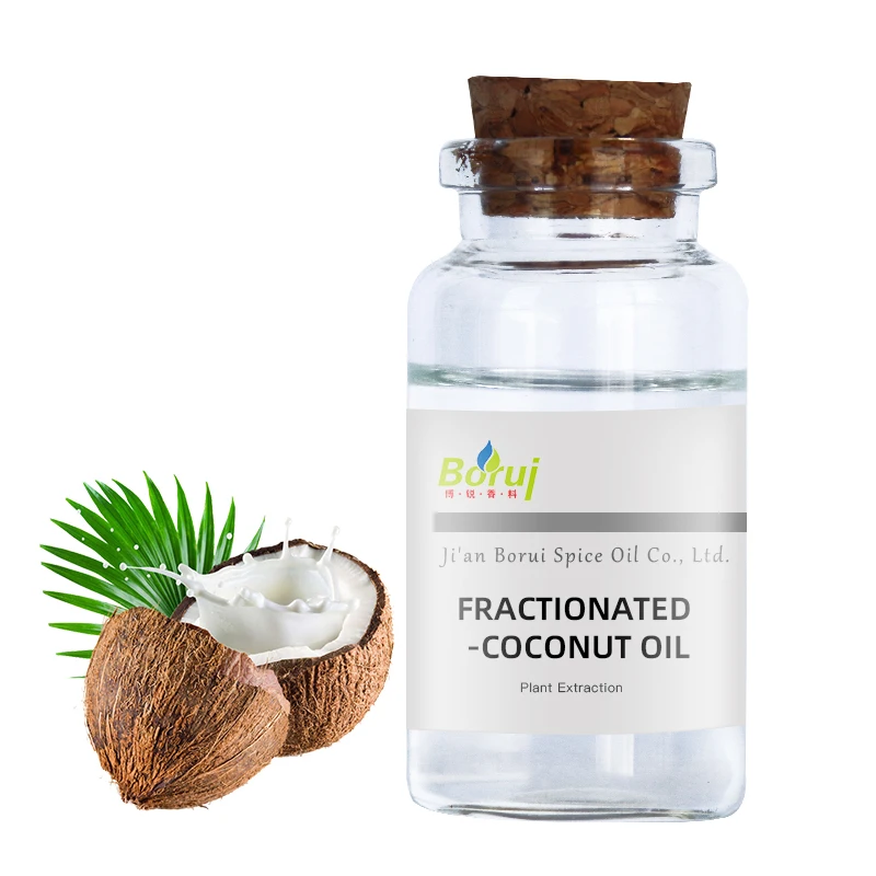 Manufacture wholesale cold pressed carrier oil 100% pure organic refined fractionated coconut oil