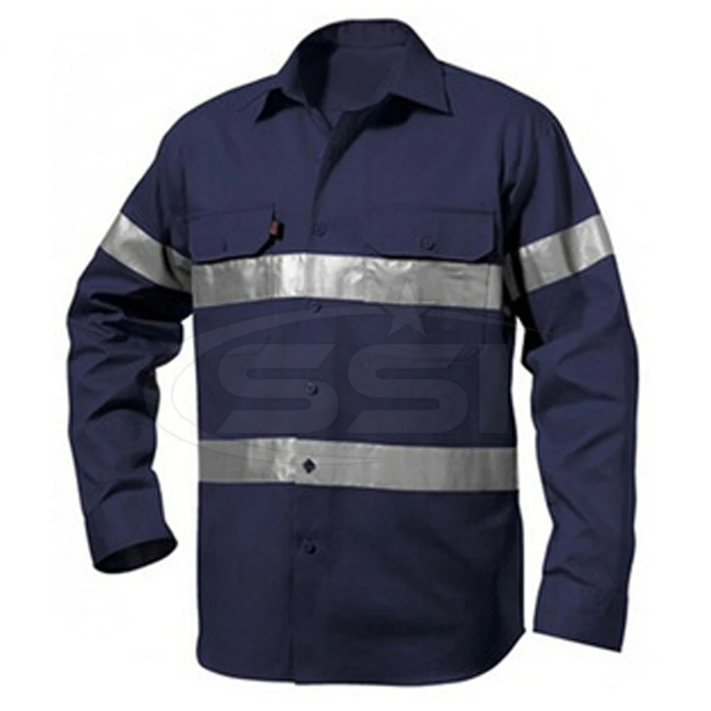 Wholesale Excellent quality Work wear high visibility safety reflective shirts for men