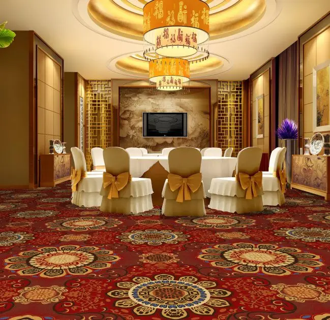 Wholesale Axminster Carpet Wall To Wall Banquet Hall Carpet For 5 stars Hotel Carpet