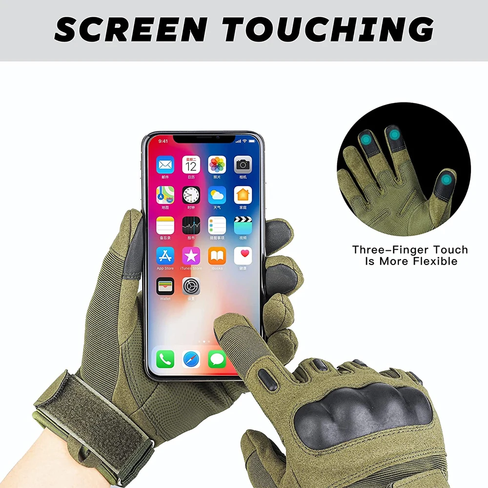 Customized Training Paintball Gloves Comfortable Full Finger Hunting Shooting Training Gloves Wholesale