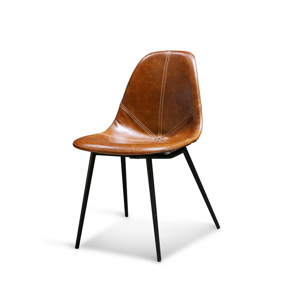 Vietnam Home Adjustable Modern Brown synthetic leather Indoor Dining Room Furniture Venus 16 dining chair ID021