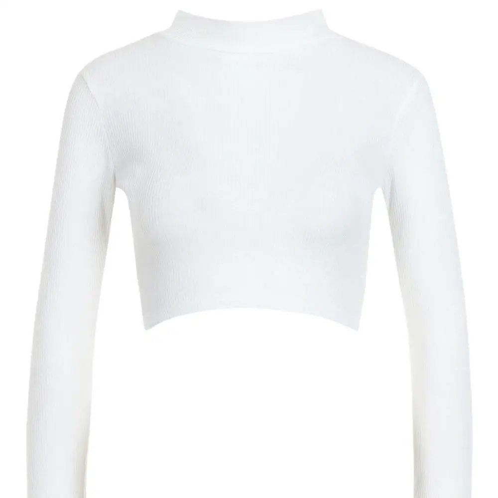 
High quality new fashionable women custom crop top autumn clothes for wholesale 