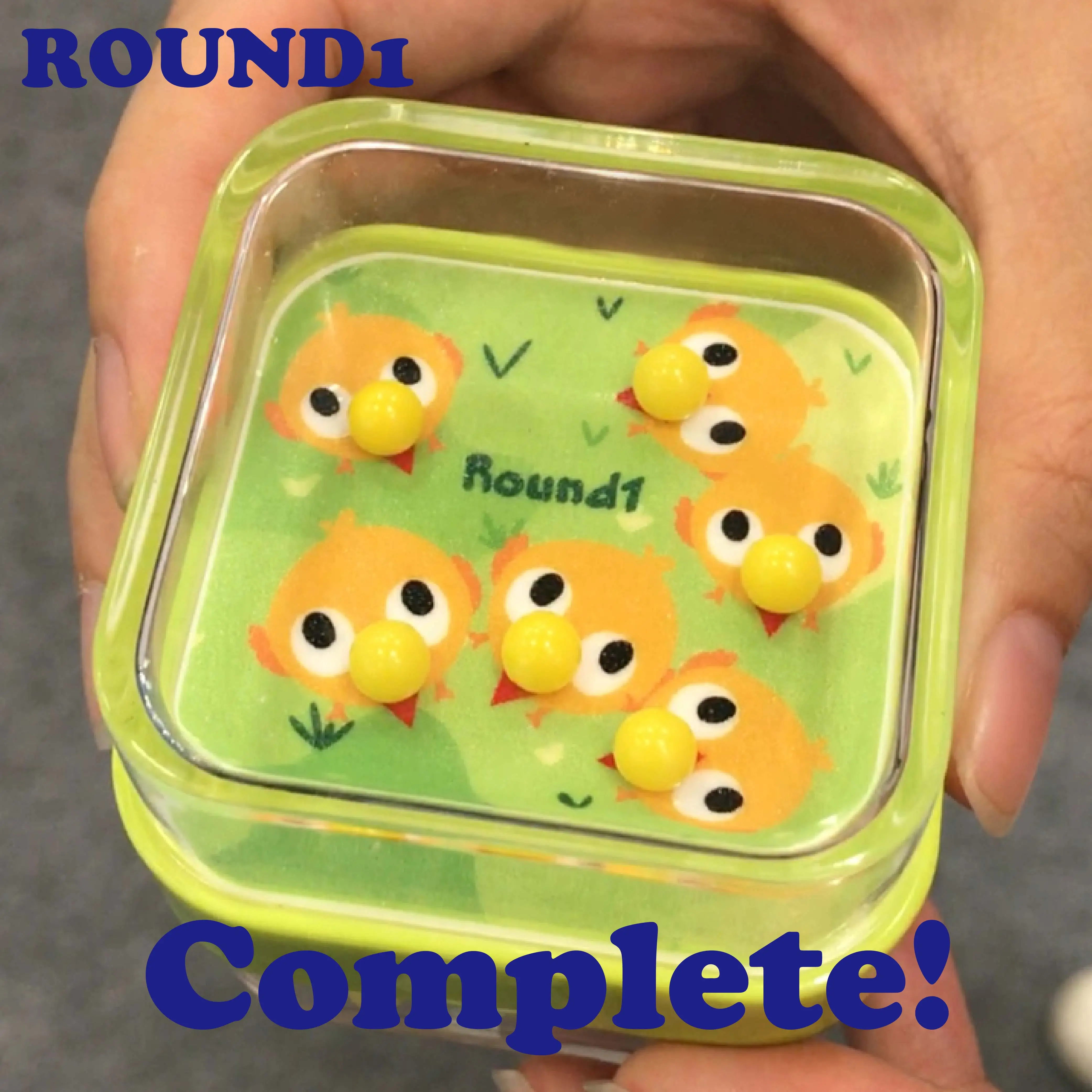 Game Cube for fun and balance Trainer 2-1/8 inch Two sides plastic maze game Feeding Chicken