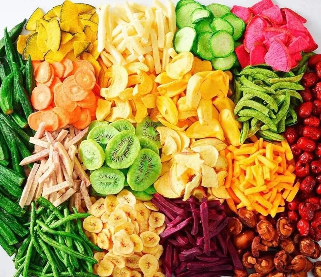 
Crispy Fruits And Vegetables Very Delicious Made From Thailand 