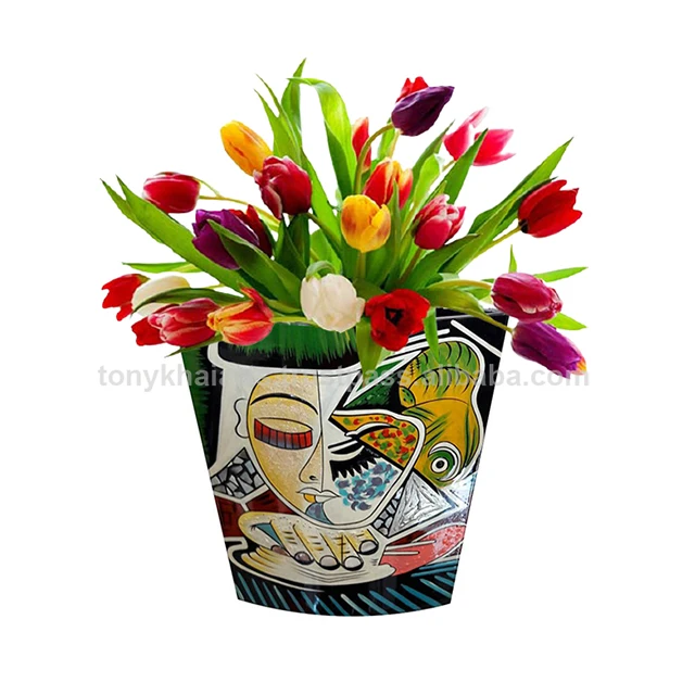
Artisanl Vase Happy Face Vase Nordic Style Vase Made In Vietnam 
