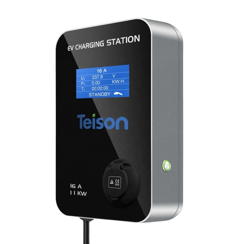  Умное зарядное устройство Teison wallbox домашняя зарядная станция для электромобилей 11 кВт 380