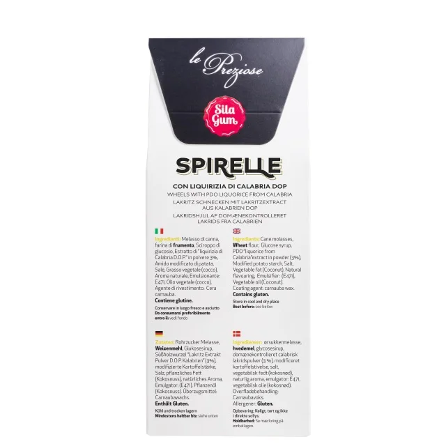
Premium Quality Made in Italy Liquorice Sweets Spirelle 