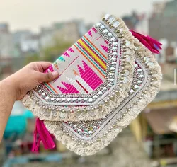 High Quality Durable Hand Made Jute Boho Banjara Bags for Women & Girls  Fashion Statement Traditional Bags for Parties Gifting