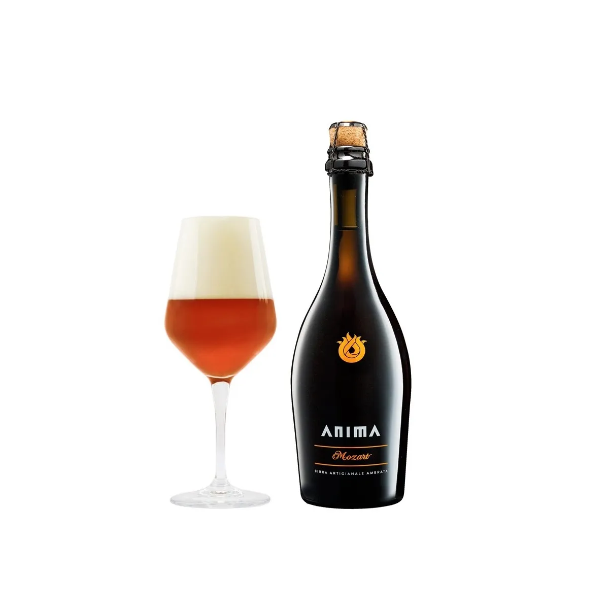 New Product 2022  Amber Beer with 7% Alcohol Content Italian Perfect for Dinner with Friends