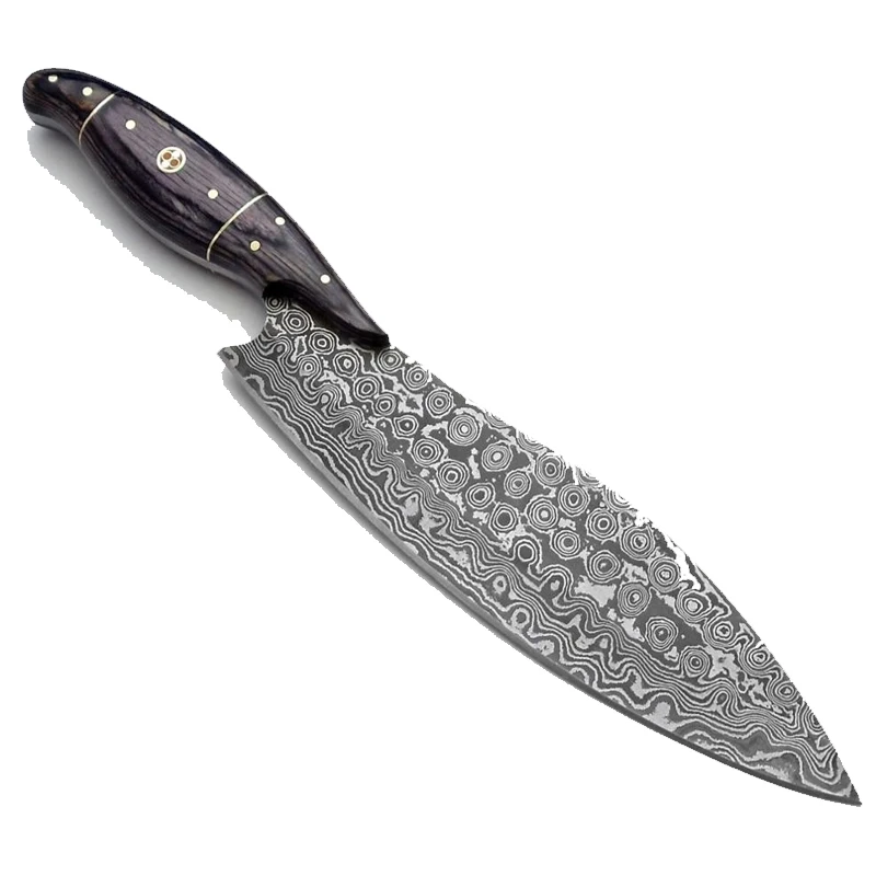 
Chef Knife 8 Inch Chef Knife With Padauk Wood Handle Japanese VG10 Damascus Steel Cutting Fishing Meat Kitchen Knives 