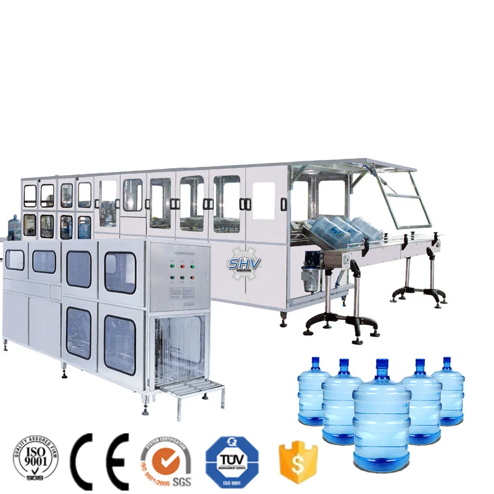 Factory Price Automatic Mineral Water Production Line 5 Gallon Barrel Bottled Mineral Water Filling Machine