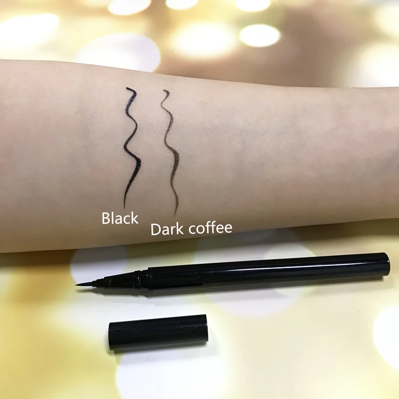 best black and brown eye liner pen fundy wholesale makeup thin tip precise vegan private label waterproof liquid eyeliner