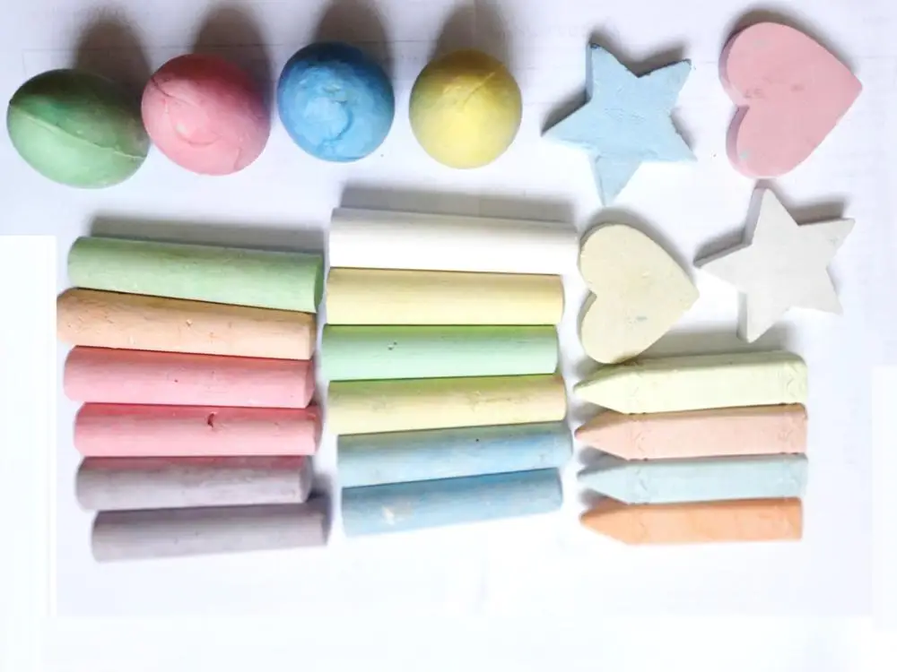  high quality cheap price kids Irregular Shape street promotion gift 24pcs sidewalk