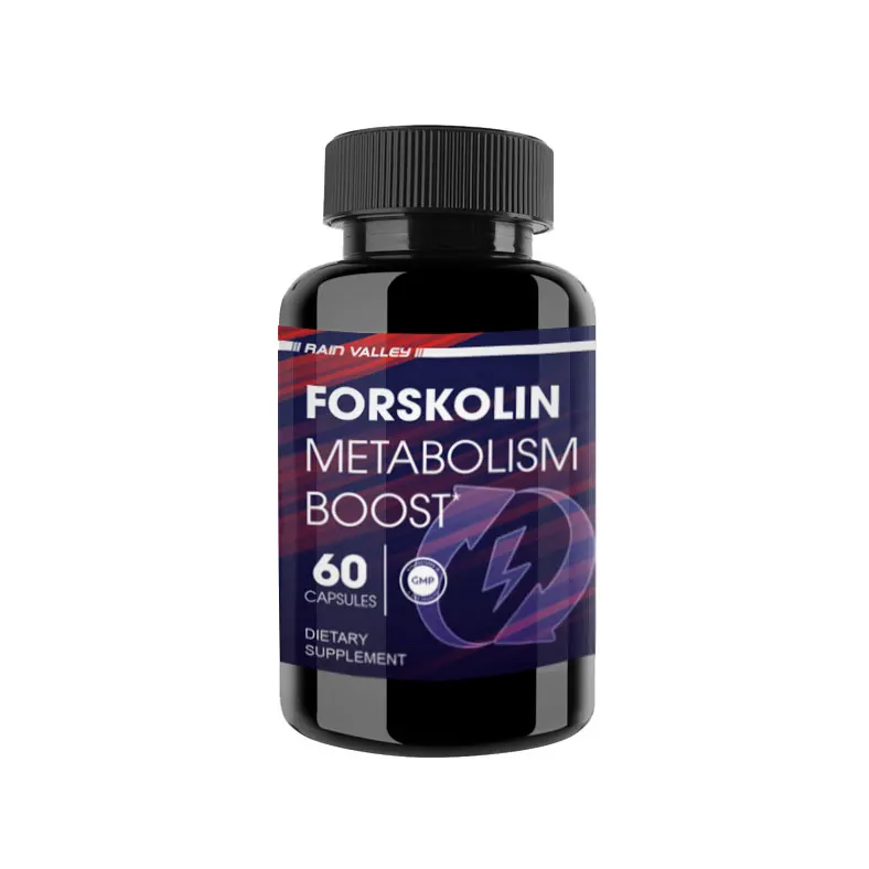 Private Label Forskolin 60 Capsules Premium Appetite Suppressant Metabolism Booster Carb Blocker & Fat Burner For Women & Men
