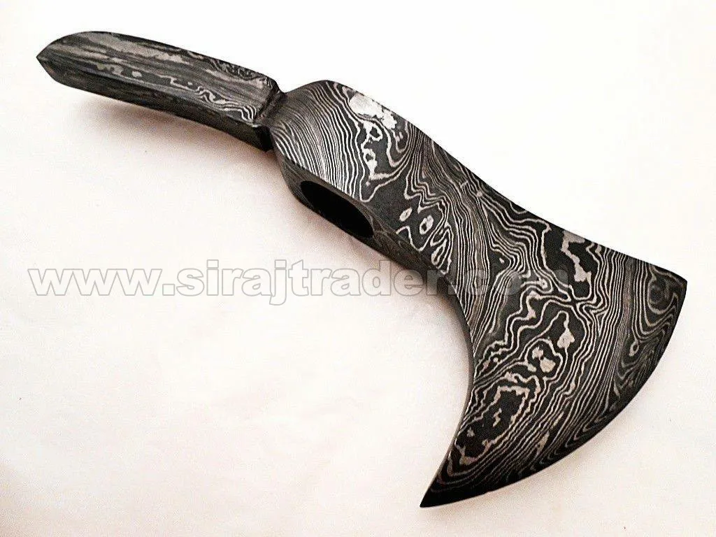 Custom Handmade Damascus Steel Axe