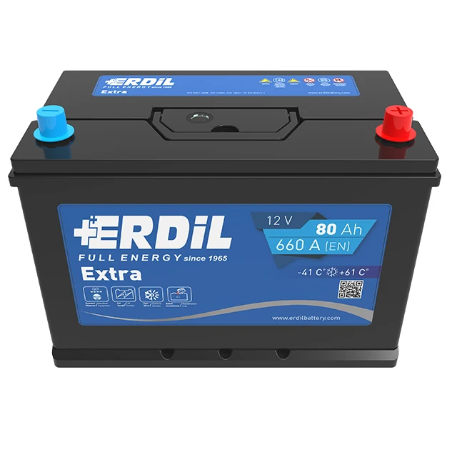 
12 V 80 Ah MF Maintenance Free Car Battery for Korean, Japanese and all Asian cars 