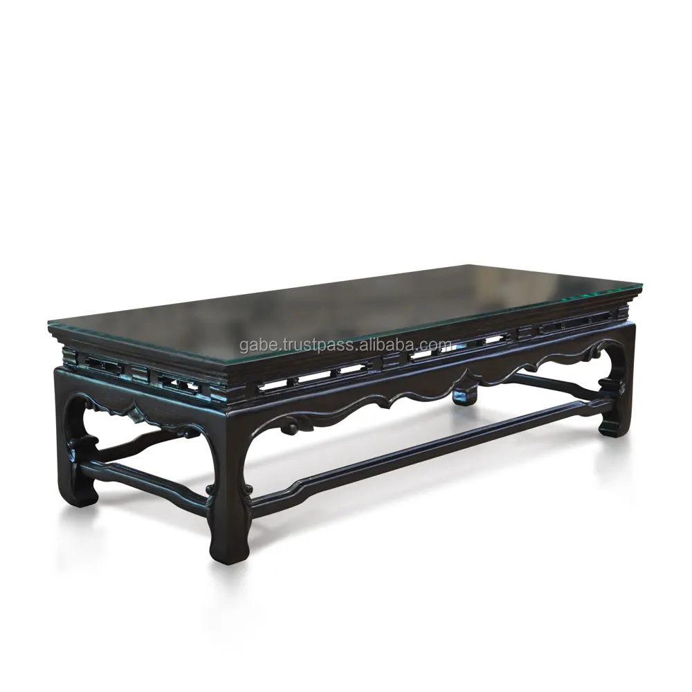 Coffee Table Kanagawa Japanese Furniture Solid Wooden Teak Furniture CoffeeTable Living Room Furniture Adjustable (height)