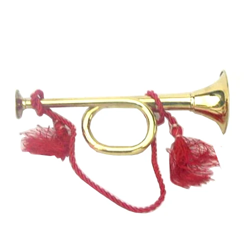 Brass Hunting French Horn and Medieval Instrument for Home Decoration Bugle Horn Manufacturing and Wholesale