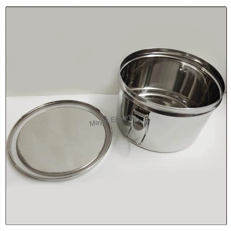 Stainless Steel Round Lunch box Leakproof Tiffin Lunch Box
