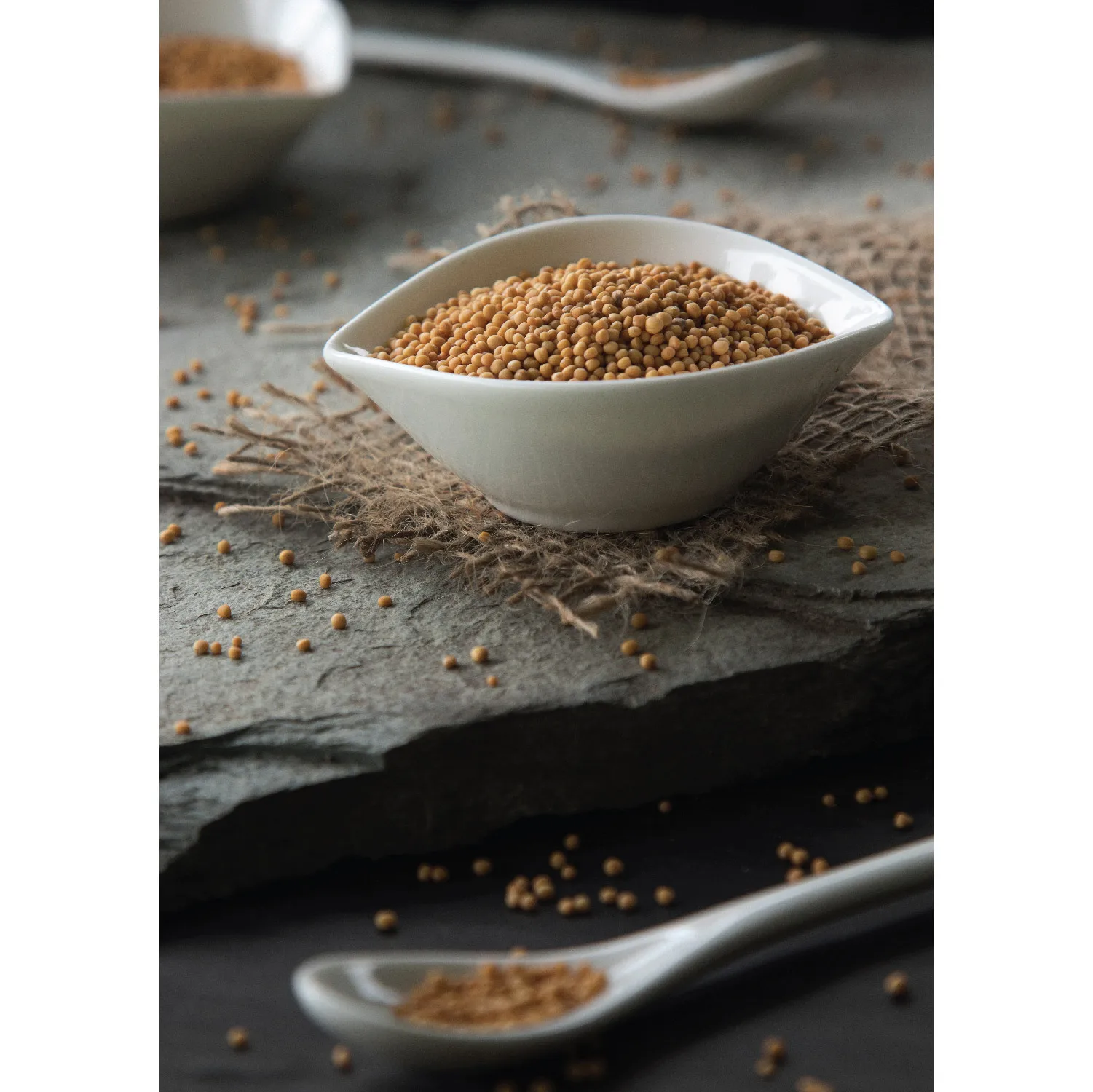 ORCO high quality organic Yellow Mustard Whole Grains Spice with Best Price | Chakki Fresh and USDA Certified