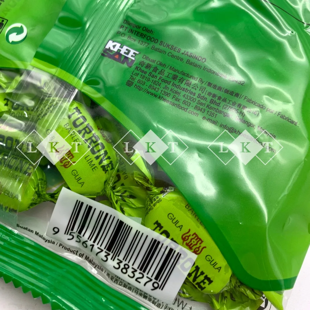 Torrone Barley Lime Hard Candy