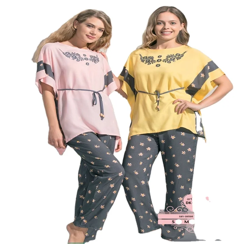 Wholesale Pajamas Set KNITTED AND COTTON WOMEN PYJAMAS