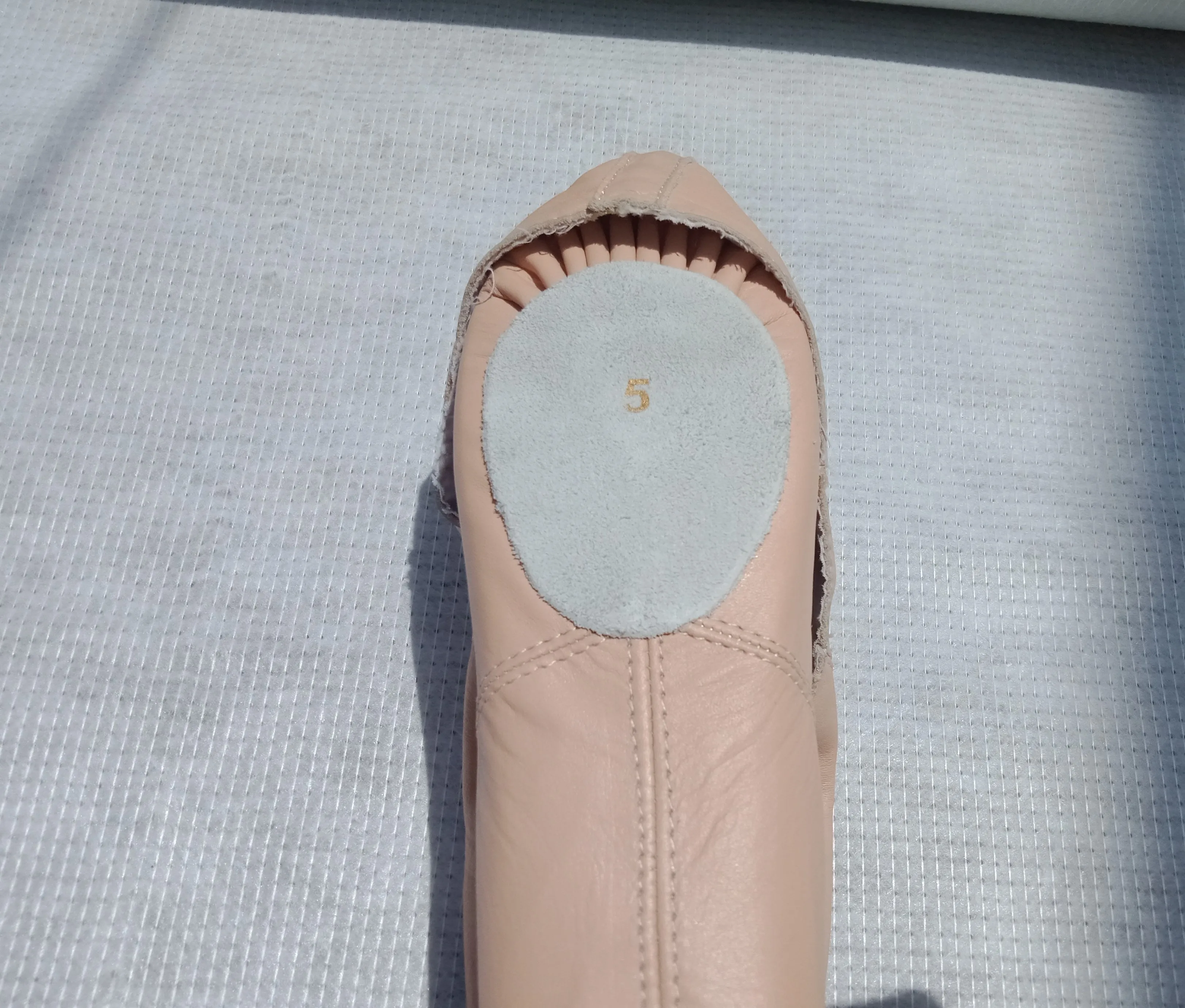 Pink Soft Genuine Leather Ballet Shoes Slippers Girls Boys Toddlers Dance Shoes Soft Suede Half Soles US UK AUS Sizes PK